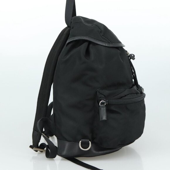 PRADA Backpack Nylon Black Auth - Picture 4 of 15